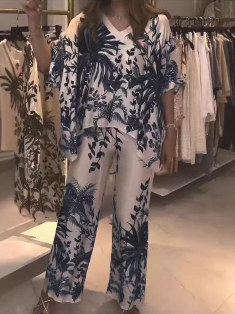 우아한 투피스 오피스 세트, 2024 여성용 프린트 루 - Romper Floral Print 리뷰 및 가격