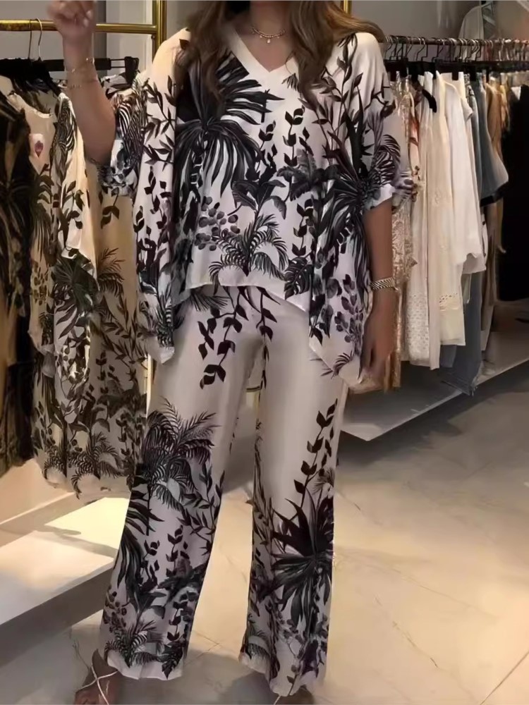 우아한 투피스 오피스 세트, 2024 여성용 프린트 루 - Romper Floral Print 리뷰 및 가격