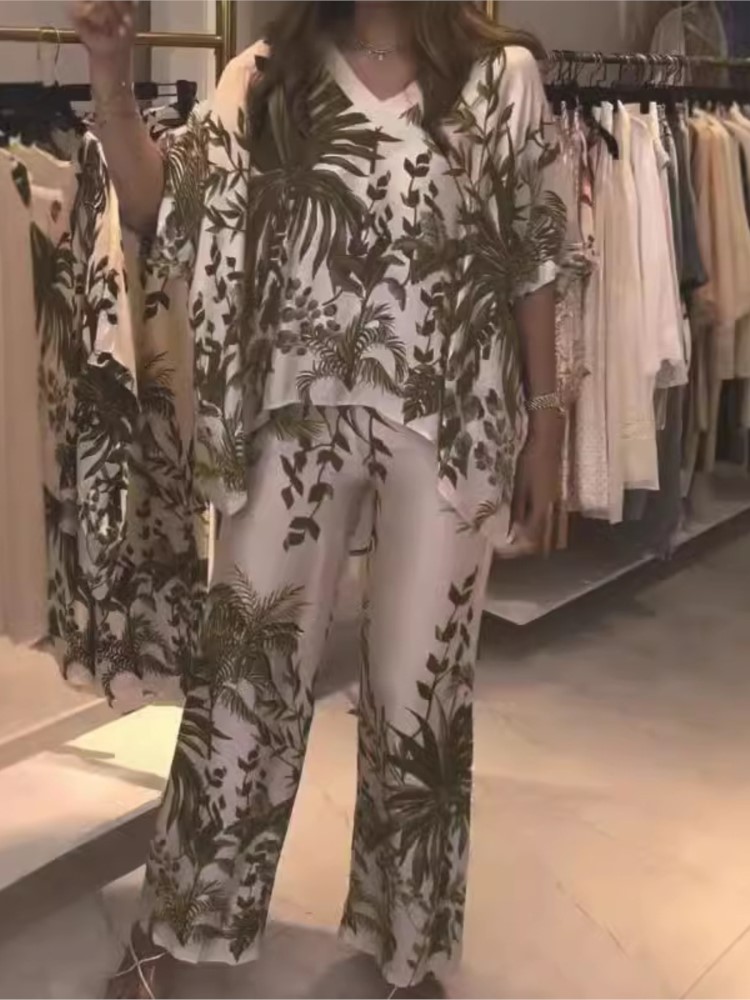 우아한 투피스 오피스 세트, 2024 여성용 프린트 루 - Romper Floral Print 리뷰 및 가격