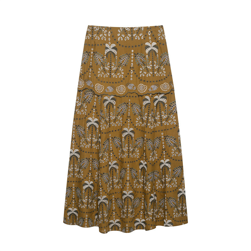 나인자르 여성 패션 세트 민소매 베스트 플로럴 프린트  - Midi Skirt Floral 리뷰 및 가격