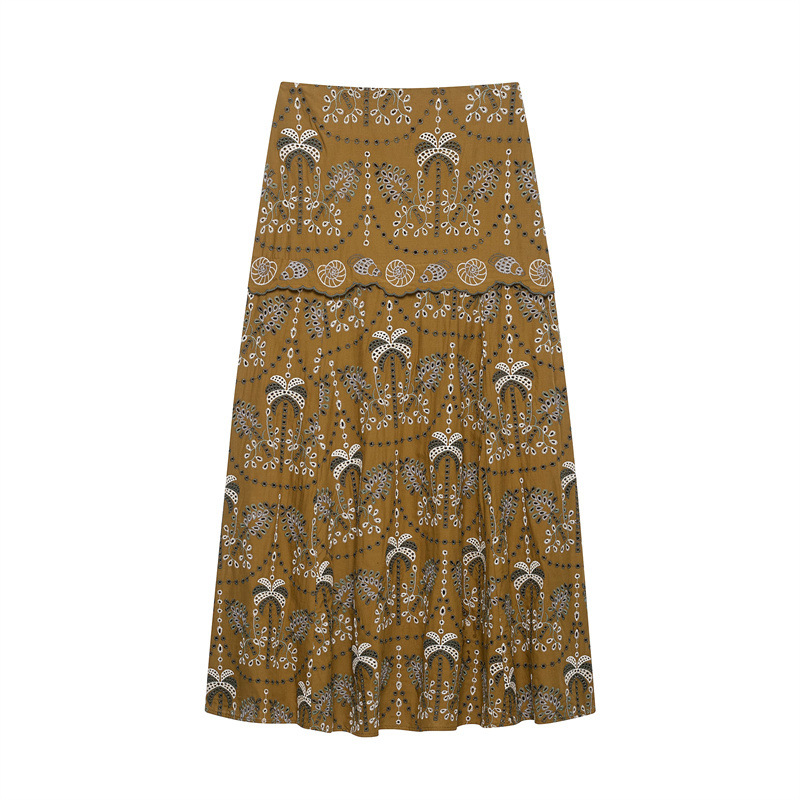 나인자르 여성 패션 세트 민소매 베스트 플로럴 프린트  - Midi Skirt Floral 리뷰 및 가격