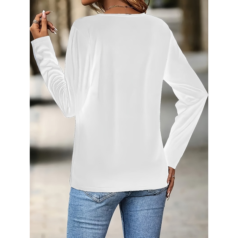 여성용 캐주얼 스타일의 넉넉한 핏의 긴팔 티셔츠로, 레 - Blouse Off Shoulder 리뷰 및 가격